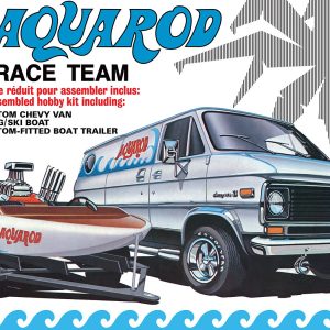 1/25 AQUA ROD RACE TEAM 1975 CHEVY VAN BOAT & TRAILER