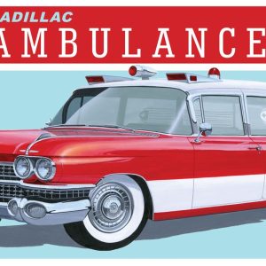 1/25 CADILLAC AMBULANCE W/GURNEY 1959