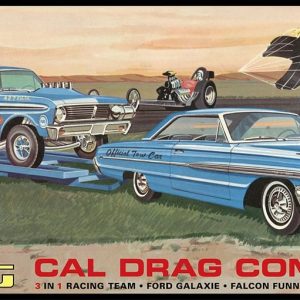 1/25 CAL DRAG COMBO 1964 GALAXIE AWB FALCON & TRAILER