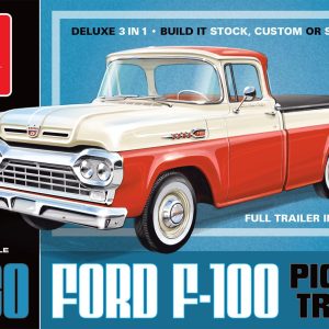 1/25 FORD F-100 PICKUP W/TRAILER NEW TOOLING 1960