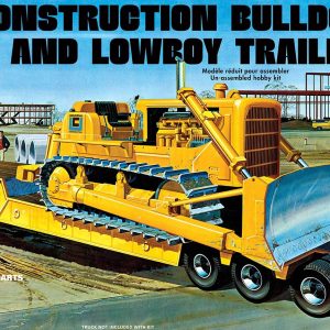 1/25 LOWBOY TRAILER & BULLDOZER COMBO