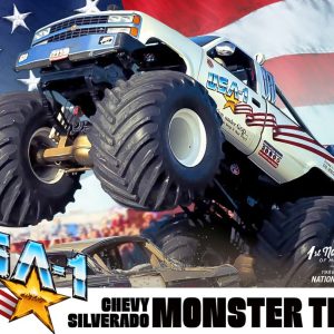 1/25 USA-1 CHEVY SILVERADO MONSTER TRUCK