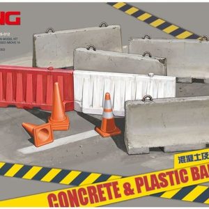 1/35 CONCRETE & PLASTIC BARRIER SET SPS-012