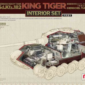 1/35 GERMAN H-TANK SD.KFZ.182 KING TIGER INT. SPS-037