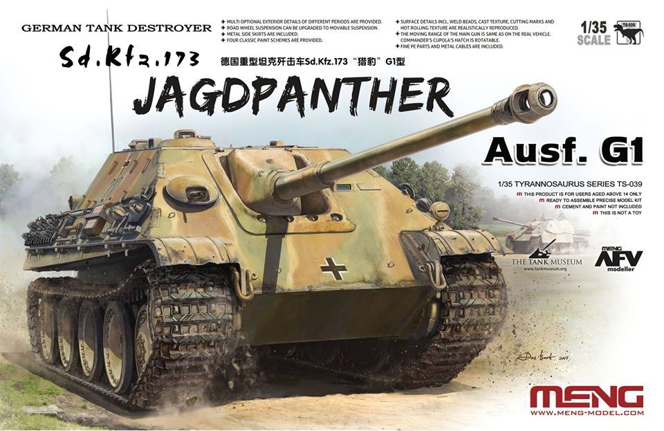 1/35 GERMAN TANK DEST. SD.KFZ.173 JAGDPANTHER G1 TS-039