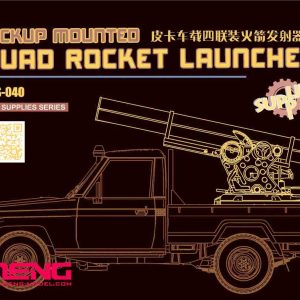 1/35 PICKUP MOUNTED QUAD ROCKET LAUNCHER SPS-040