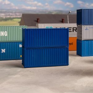 1/87 20' CONTAINER BLAUW 2 ST.