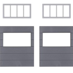 1/87 2 WANDELEMENTEN MET HORIZONTALE RAMEN GOLDBECK