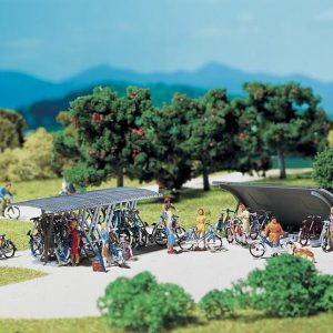 1/87 FIETSENREKKEN MET FIETSEN 2 STUKS