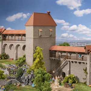 1/87 OUDE STADSMUREN SET SCHILDMUUR