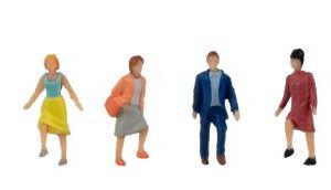 1/87 TRAP OPLOPENDE PERSONEN