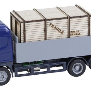 1/87 VRACHTWAGEN SCANIA R 13 HL LAADBAK MET HOUTEN KIST