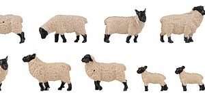 1/87 ZWARTKOP SCHAPEN 18 STUKS