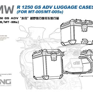 1/9 BMW R 1250 GS ADV LUGGAGE CASES SPS091 (4/24) *