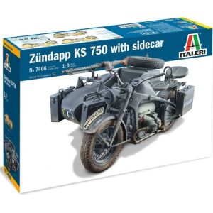 1/9 ZUNDAPP KS 750 WITH SIDECAR