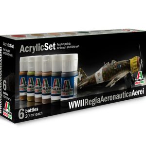 ACRYLIC SET 6 PCS : WWII AEREI REGIA AERONAUTICA
