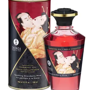 Shunga - Verwarmende Olie - Sparkling Strawberry Wine
