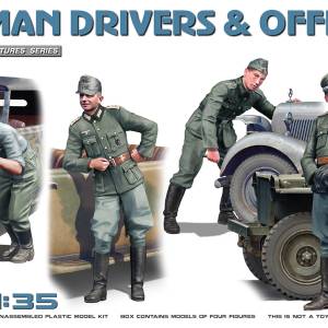 1/35 GERMAN DRIVERS & OFFICERS