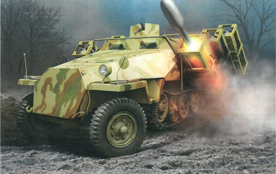 1/35 SD.KFZ.251/1 AUSF.D W. 28/32CM WURFRAHMEN 40