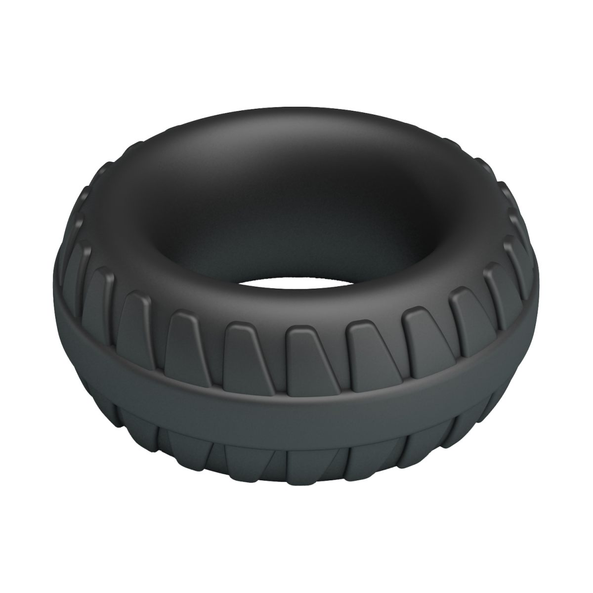 Crazy Bull - Dilson - Super Soft Siliconen Ring - Model 3 - Zwart