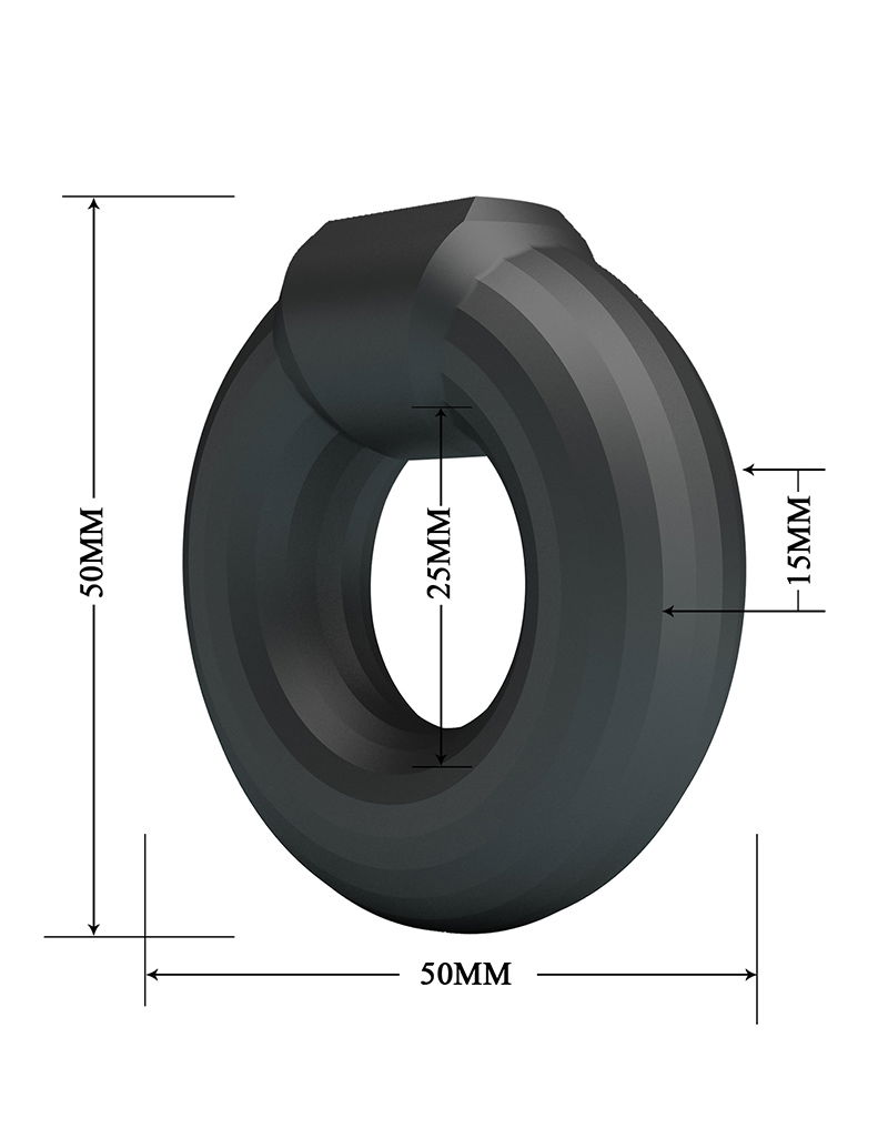 Crazy Bull - Kayke - Cock Ring - Model 2 - Zwart