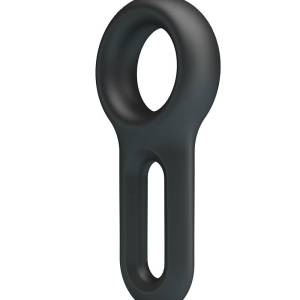 Crazy Bull - Oniel - Super Soft Siliconen Ring - Model 18 - Zwart