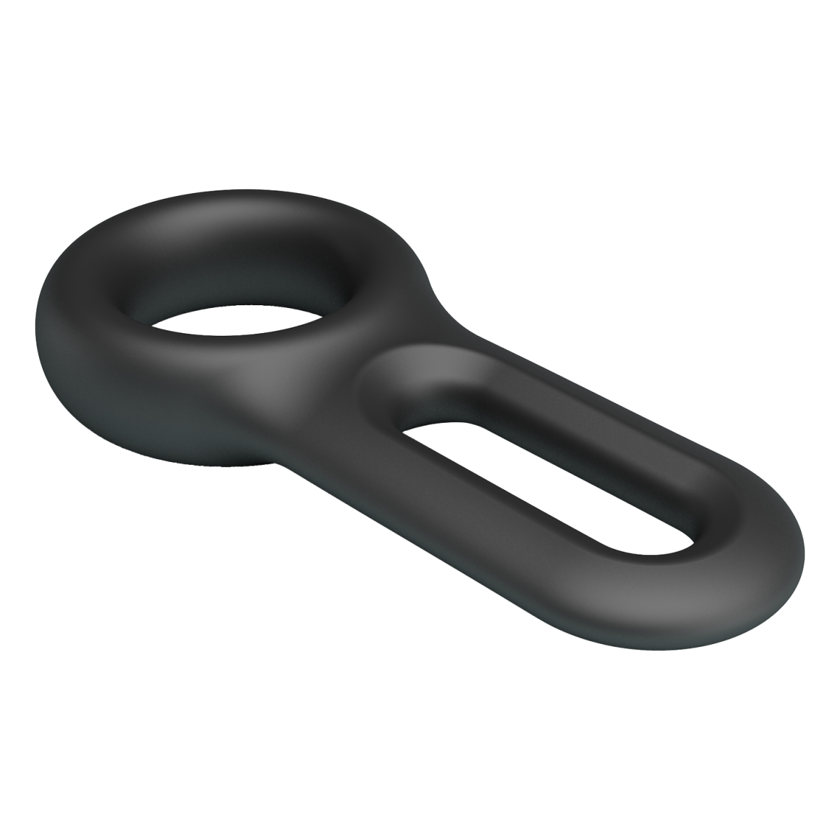 Crazy Bull - Oniel - Super Soft Siliconen Ring - Model 18 - Zwart