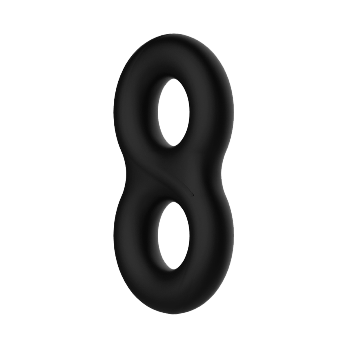 Crazy Bull - Super Soft Siliconen Ring - Model 17 - Zwart