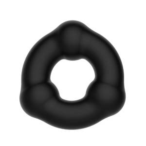 Crazy Bull - Super Soft Siliconen Ring - Model 7 - Zwart