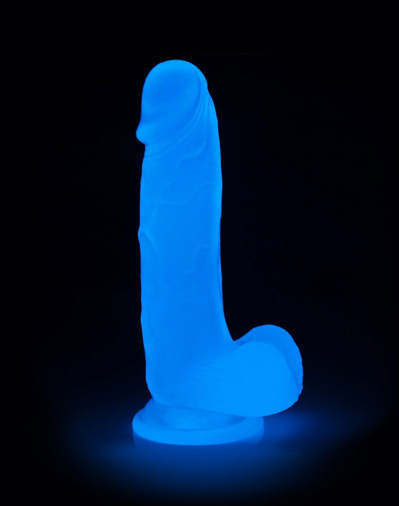 LoveToy - Lumino Play Dildo 19 cm - Glow in the Dark