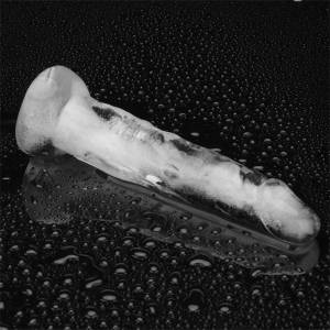 LoveToy - Siliconen IJsblokjesvorm - Realistische Penis - Blauw