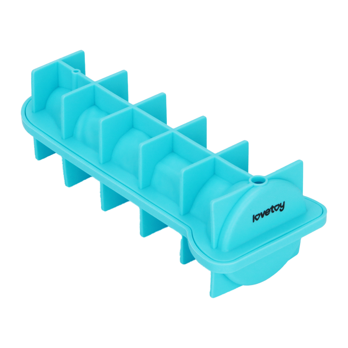 LoveToy - Siliconen IJsblokjesvorm - Realistische Penis - Blauw