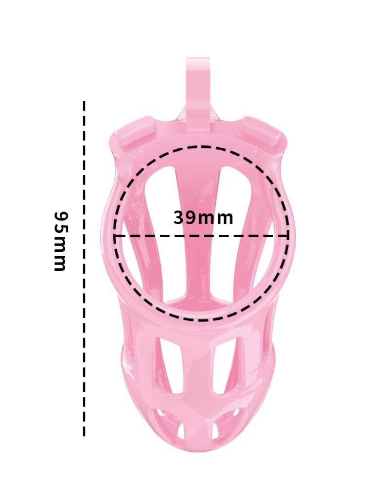 Rimba P-Cage - P-Cage PC02 - Peniskooi Maat M - Roze
