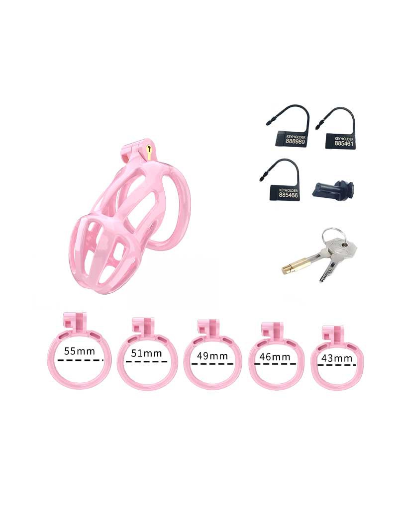 Rimba P-Cage - P-Cage PC02 - Peniskooi Maat S - Roze