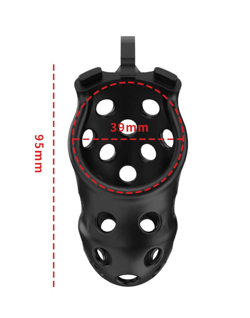 Rimba P-Cage - P-Cage PC03 - Peniskooi Maat M - Zwart