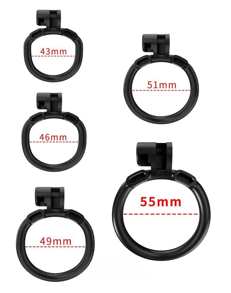 Rimba P-Cage - P-Cage PC06 - Peniskooi Maat M - Zwart