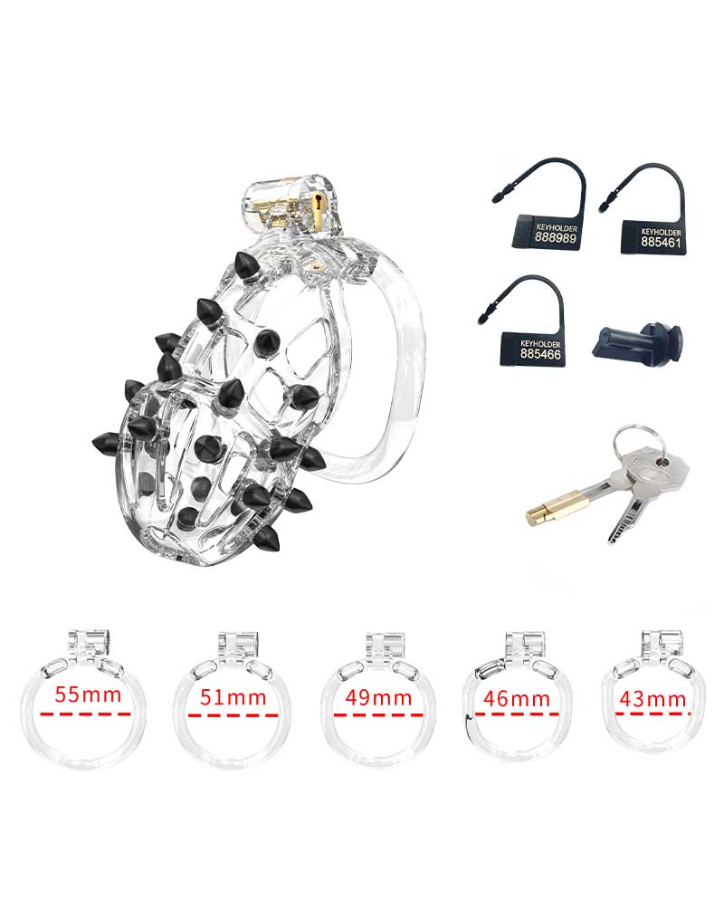 Rimba P-Cage - P-Cage PC09 - Peniskooi Maat M - Transparant