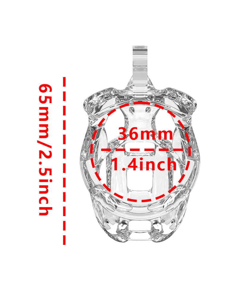 Rimba P-Cage - P-Cage PC11 - Peniskooi maat XS - Transparant