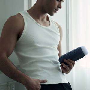 SVAKOM - Sam Neo 2 Connexion Series - Interactive Masturbator- Blauw