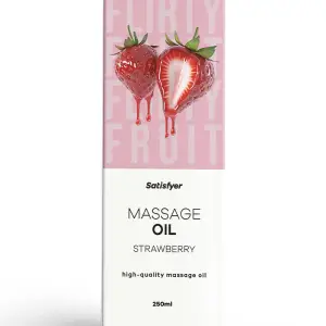 Satisfyer - Massageolie - Strawberry - 250ml