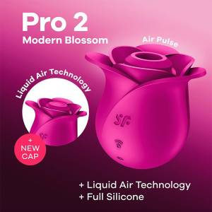 Satisfyer - Pro 2 Modern Blossom - Luchtdruk Vibrator - Roze