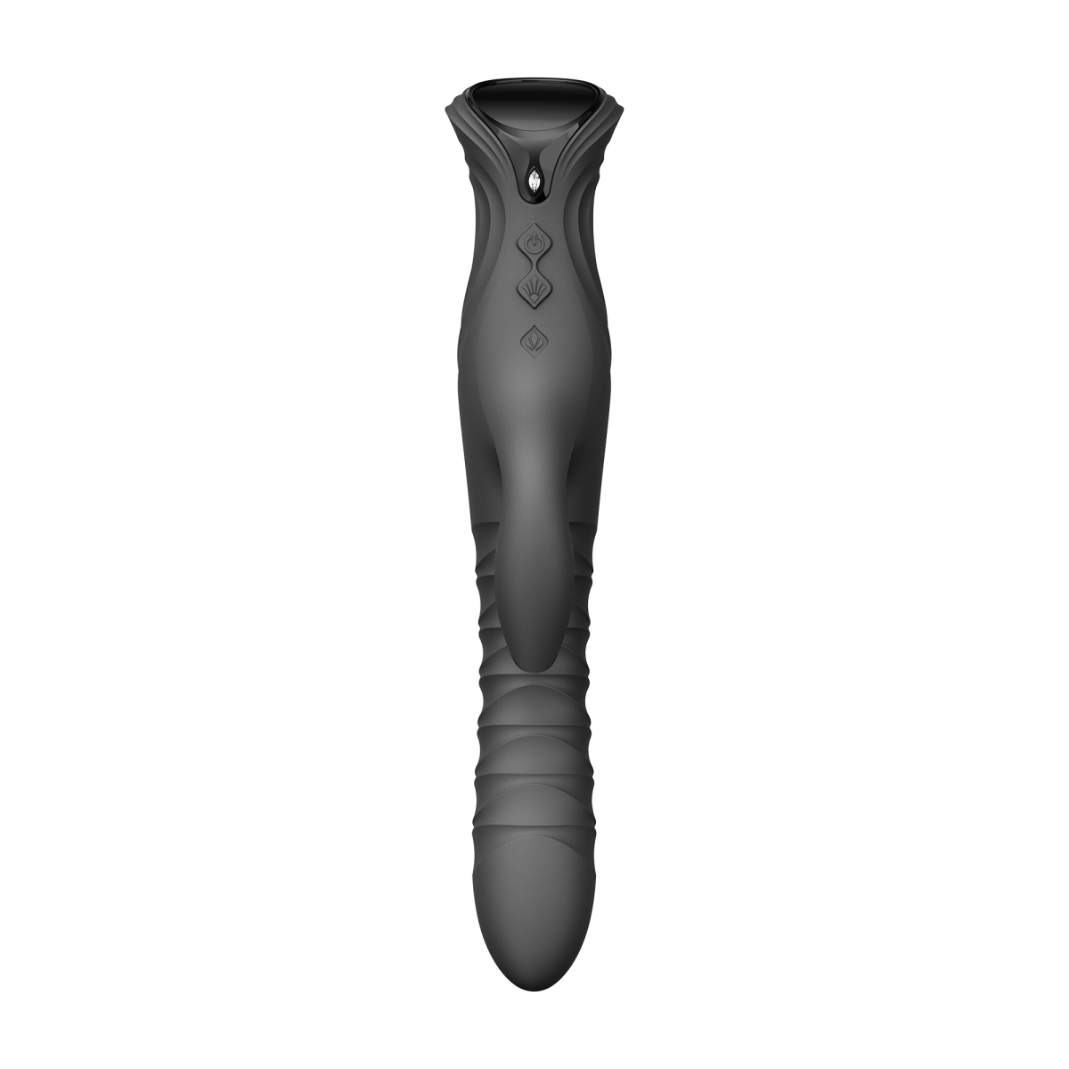 ZALO- Mose 2 - Rabbit Thrusting Vibrator - Zwart