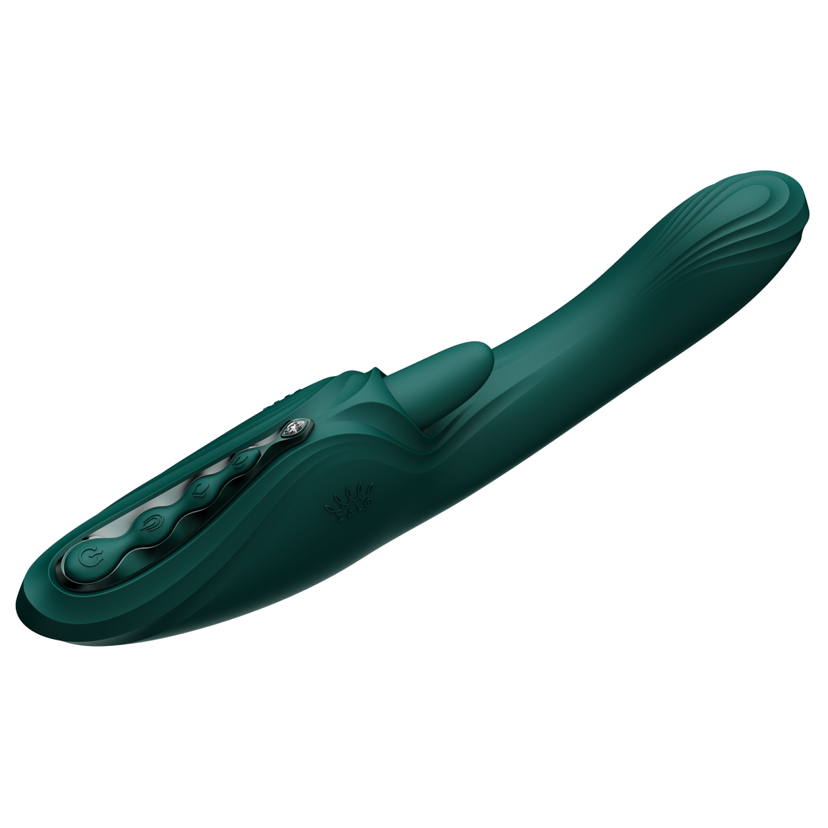 ZALO - Ares - G-Spot Rabbit Vibrator App-Controlled - Turquoise Groen