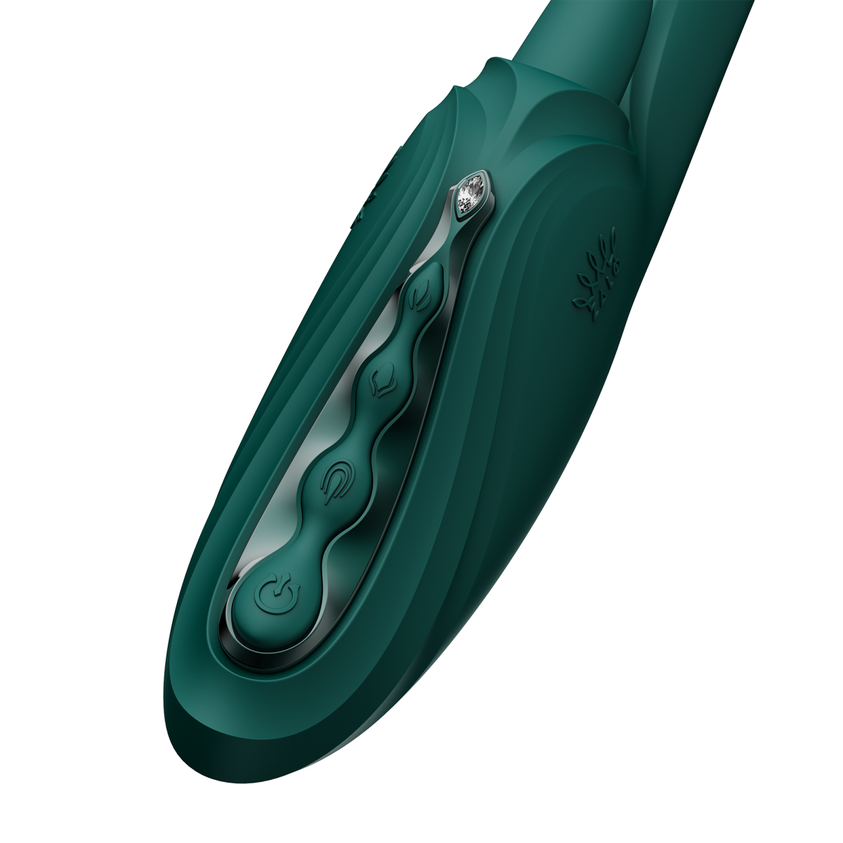 ZALO - Ares - G-Spot Rabbit Vibrator App-Controlled - Turquoise Groen