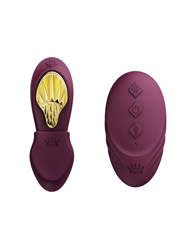 ZALO - Aya - Draagbare Vibrator met Afstandsbediening - Paars