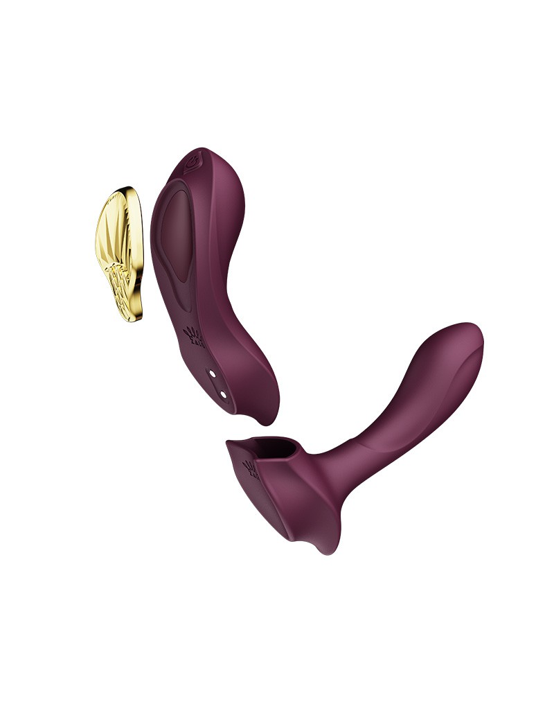 ZALO - Aya - Draagbare Vibrator met Afstandsbediening - Paars