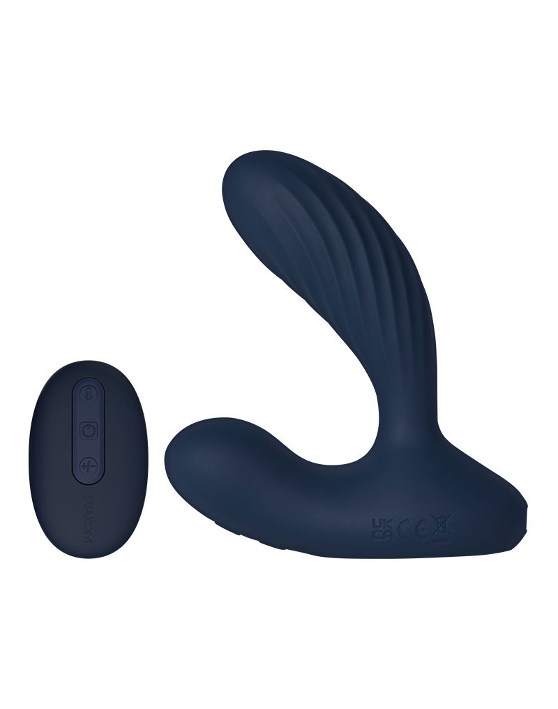 SVAKOM - Vick Neo 2 - Prostaat Vibrator, App Besturing - Marine Blauw