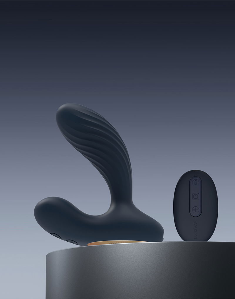 SVAKOM - Vick Neo 2 - Prostaat Vibrator, App Besturing - Marine Blauw