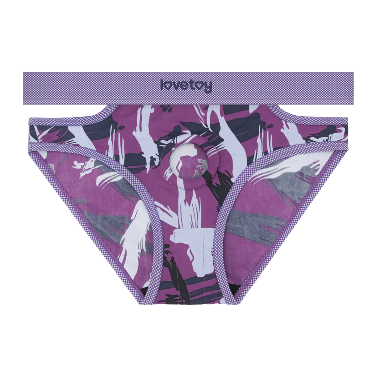 LoveToy - Ingen - Violet Strap-on Slipje Maat M/L - Paars COPY