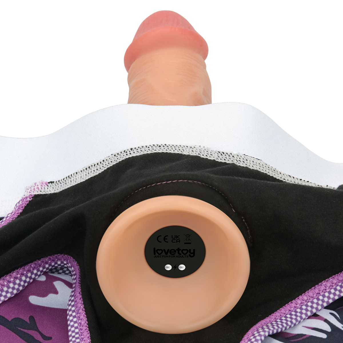 LoveToy - Ingen - Violet Strap-on Slipje Maat M/L - Paars COPY